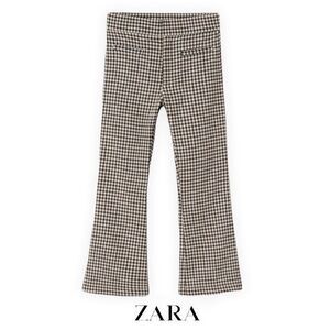Zara Kids Brown Checkered Pants